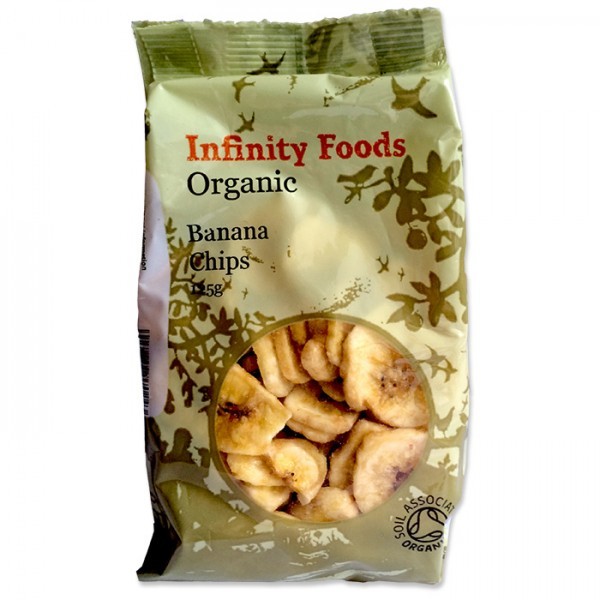 Banane Chipsuri, Organice Infinity Foods, 125 G