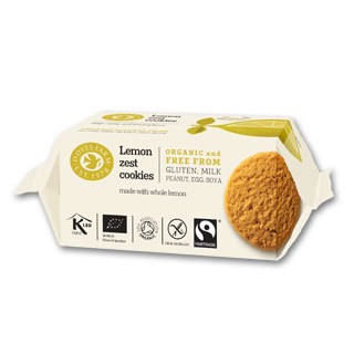 Biscuiti Organici Cu Lamaie Fara Gluten Doves Farm, 150 G
