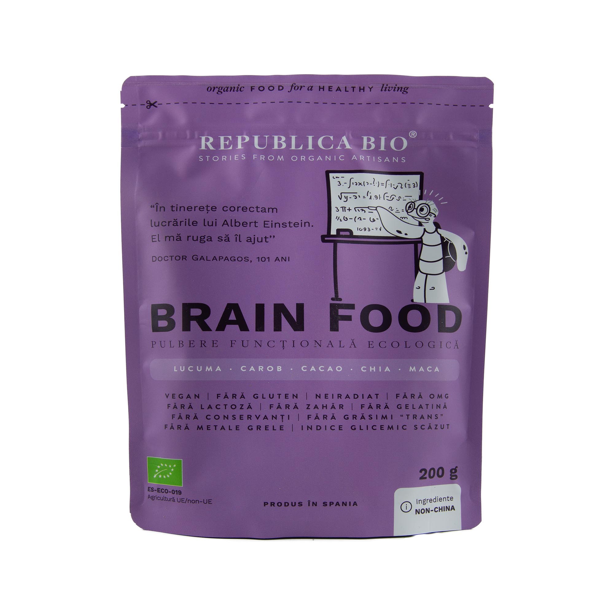 Brain Food, Pulbere Functionala Ecologica Republica Bio, 200 G