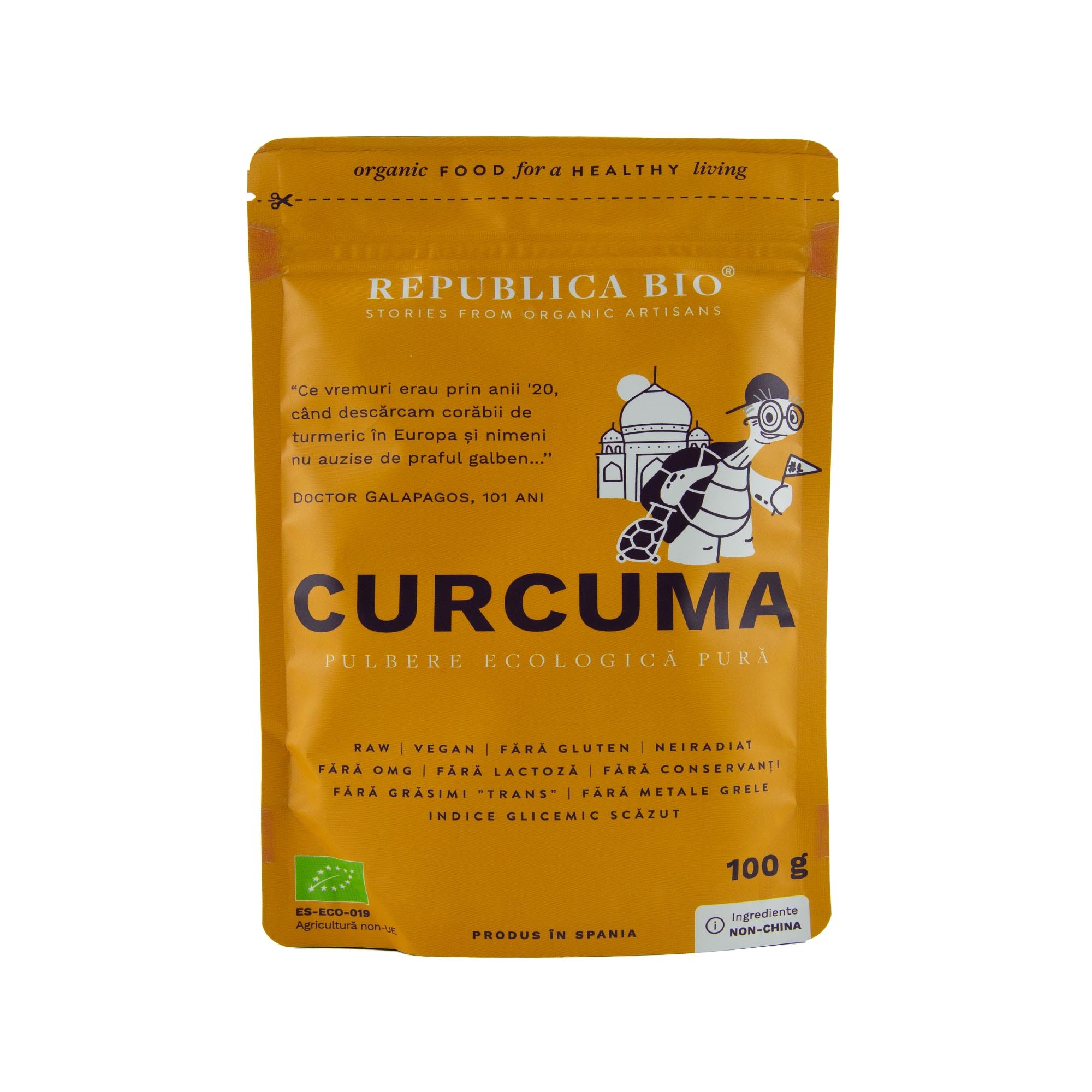 Curcuma, Pulbere Ecologica Pura Republica Bio, 100 G