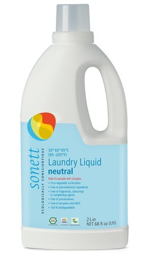 Detergent Ecologic Lichid Pt. Rufe Albe Si Colorate Neutru 2l Sonett