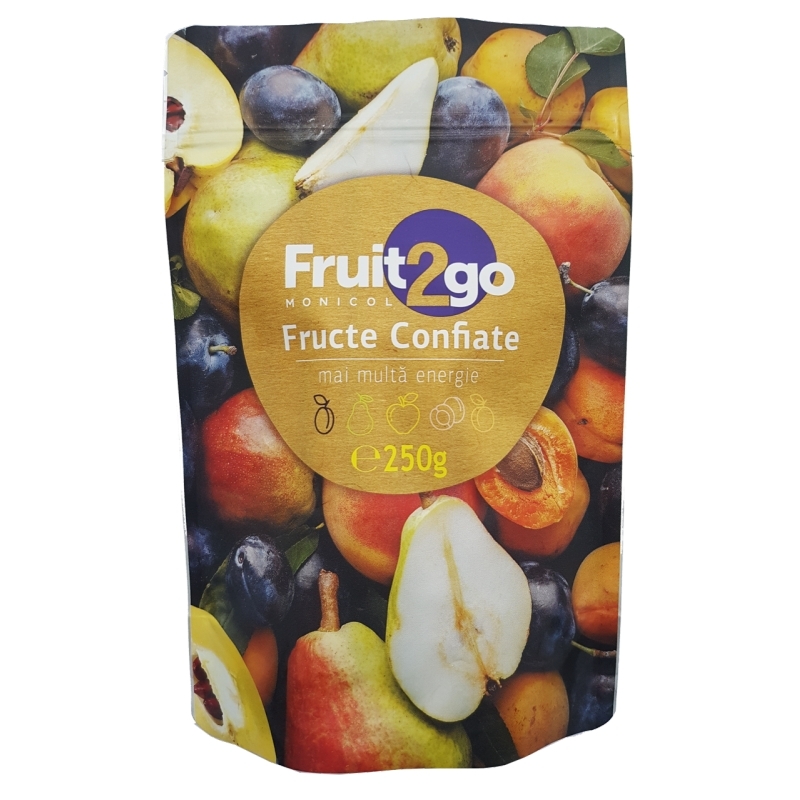 Fructe Confiate 250 Gr – Caise, Piersici, Gutui, Pere, Prune Fruit2go
