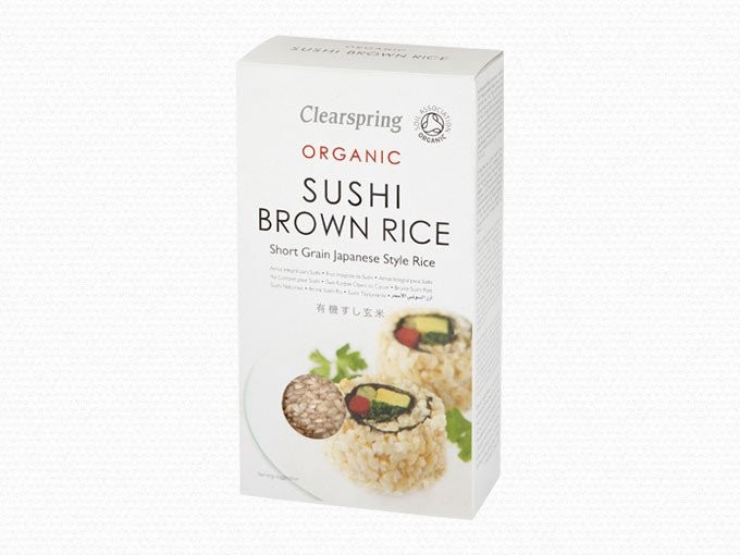 Orez Brun Organic Pentru Sushi Clearspring, 500 G