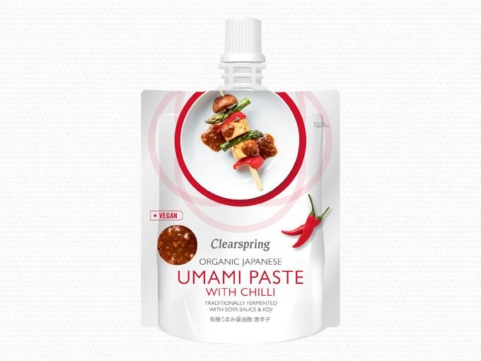 Pasta Umami Organica Cu Chilli Clearspring, 150 G