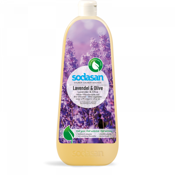 Sapun Lichid/Gel De Dus Bio Lavanda -Masline