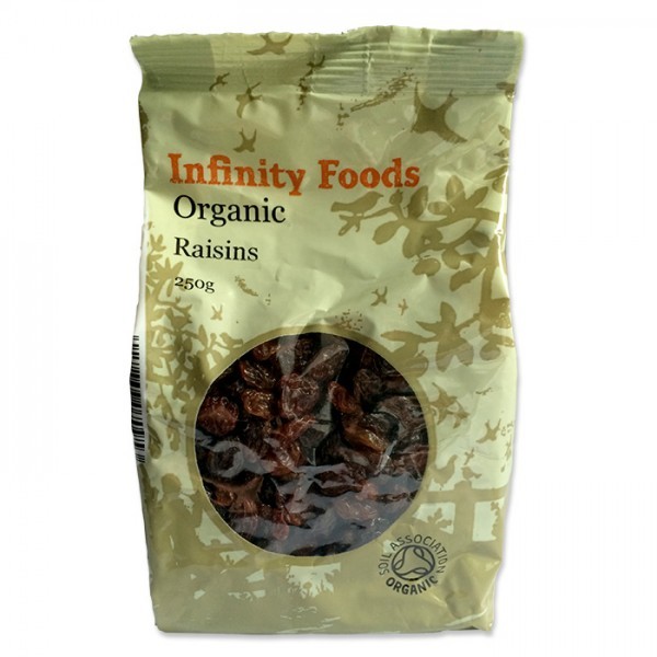 Stafide Uscate, Organice Infinity Foods, 250 G