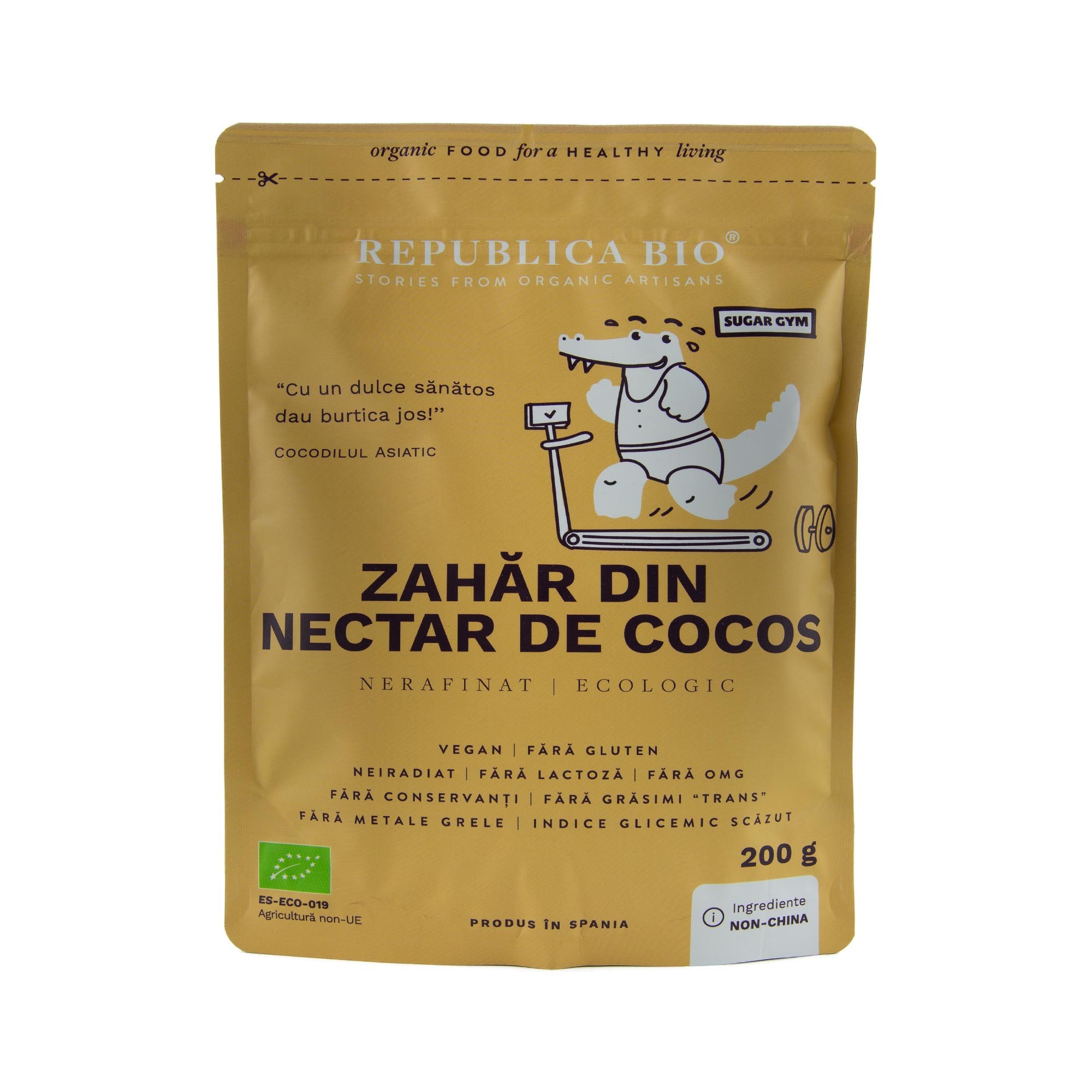 Zahar Din Nectar De Cocos Ecologic Pur Republica Bio, 200 G